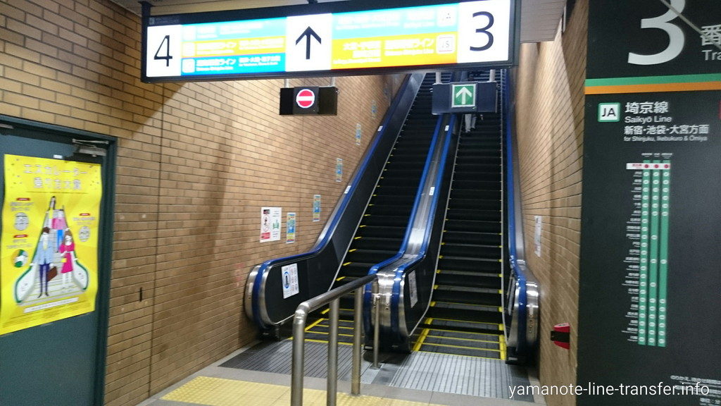 恵比寿駅 埼京線3番4番ホーム